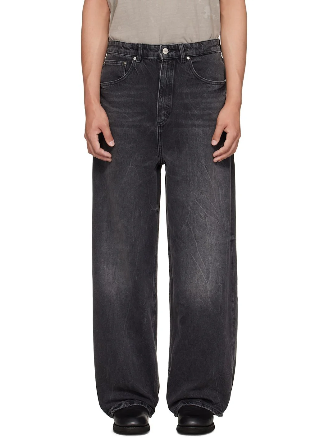 Black Baggy Jeans - 1