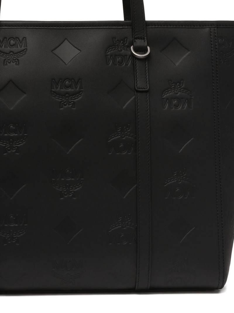 medium Toni Monogram leather tote bag 4