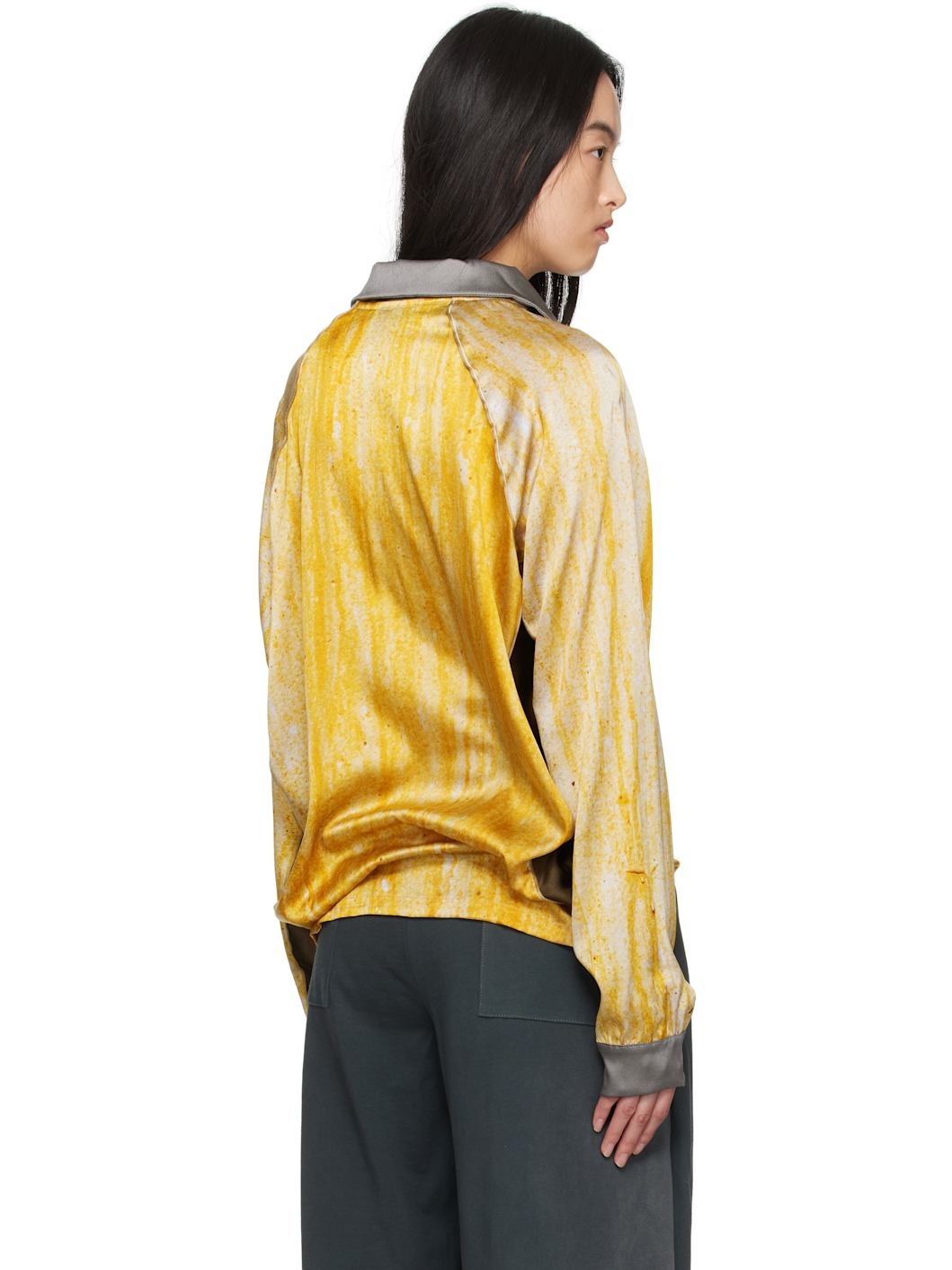Yellow Drips Polo - 3