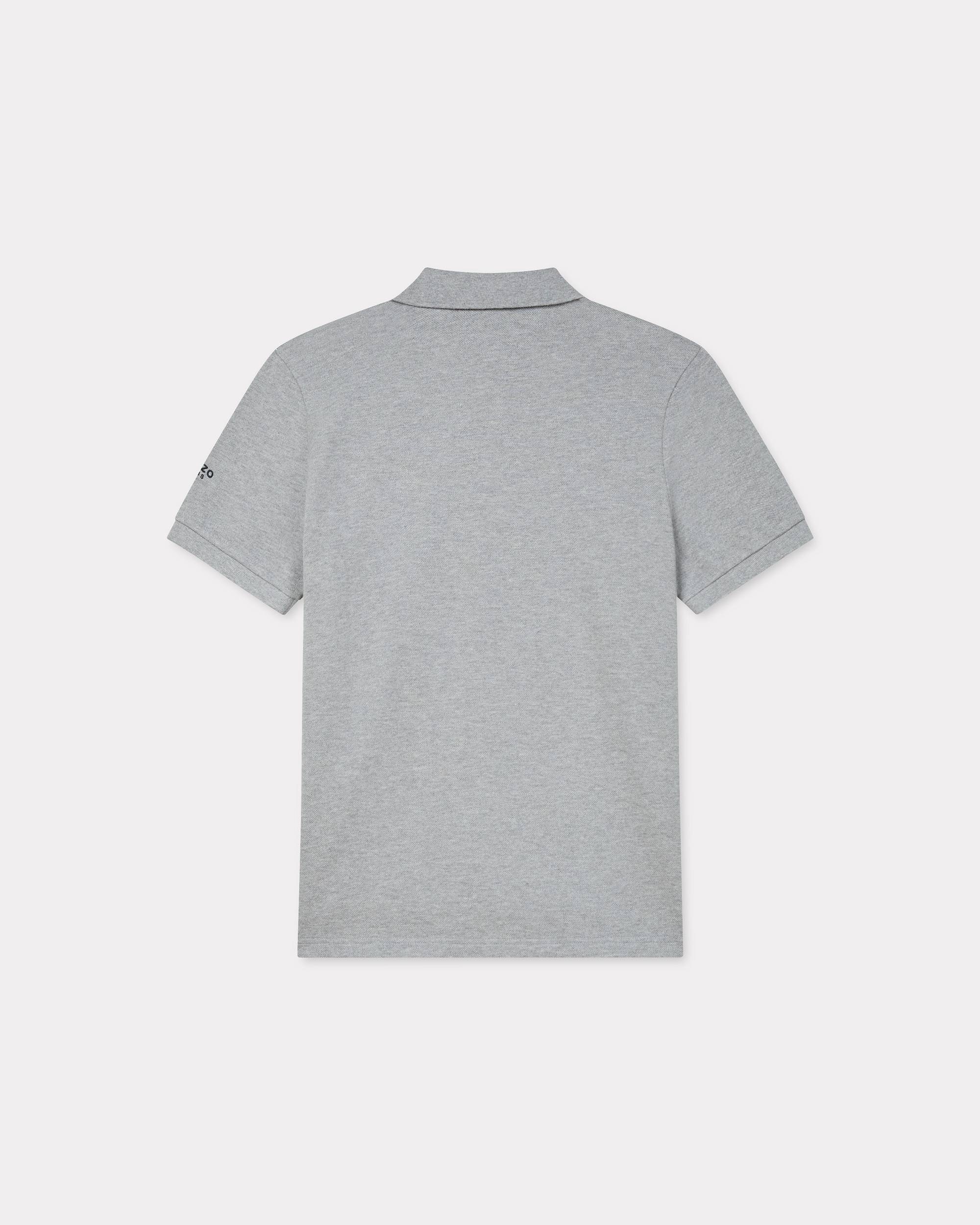 'Boke Flower' embroidered slim polo - 2