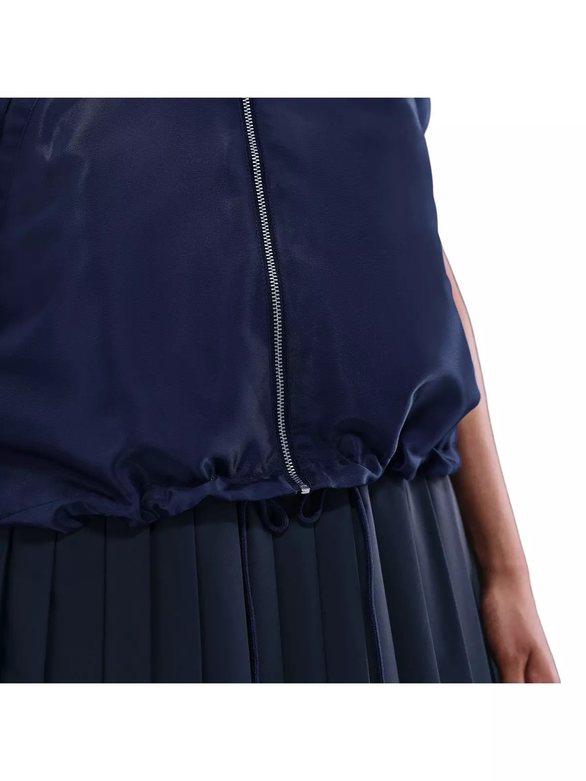 Women's Sportswear Shine Windrunner Vest -Navy - 6