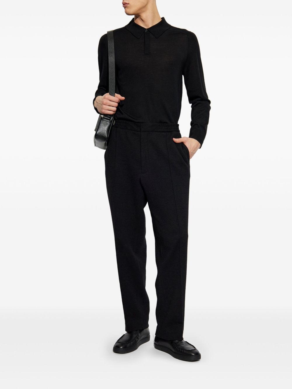 Paul Smith Men Wool Polo Shirt - 3