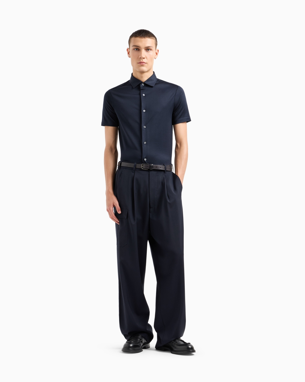 ASV Lyocell-blend jersey short-sleeved shirt - 2
