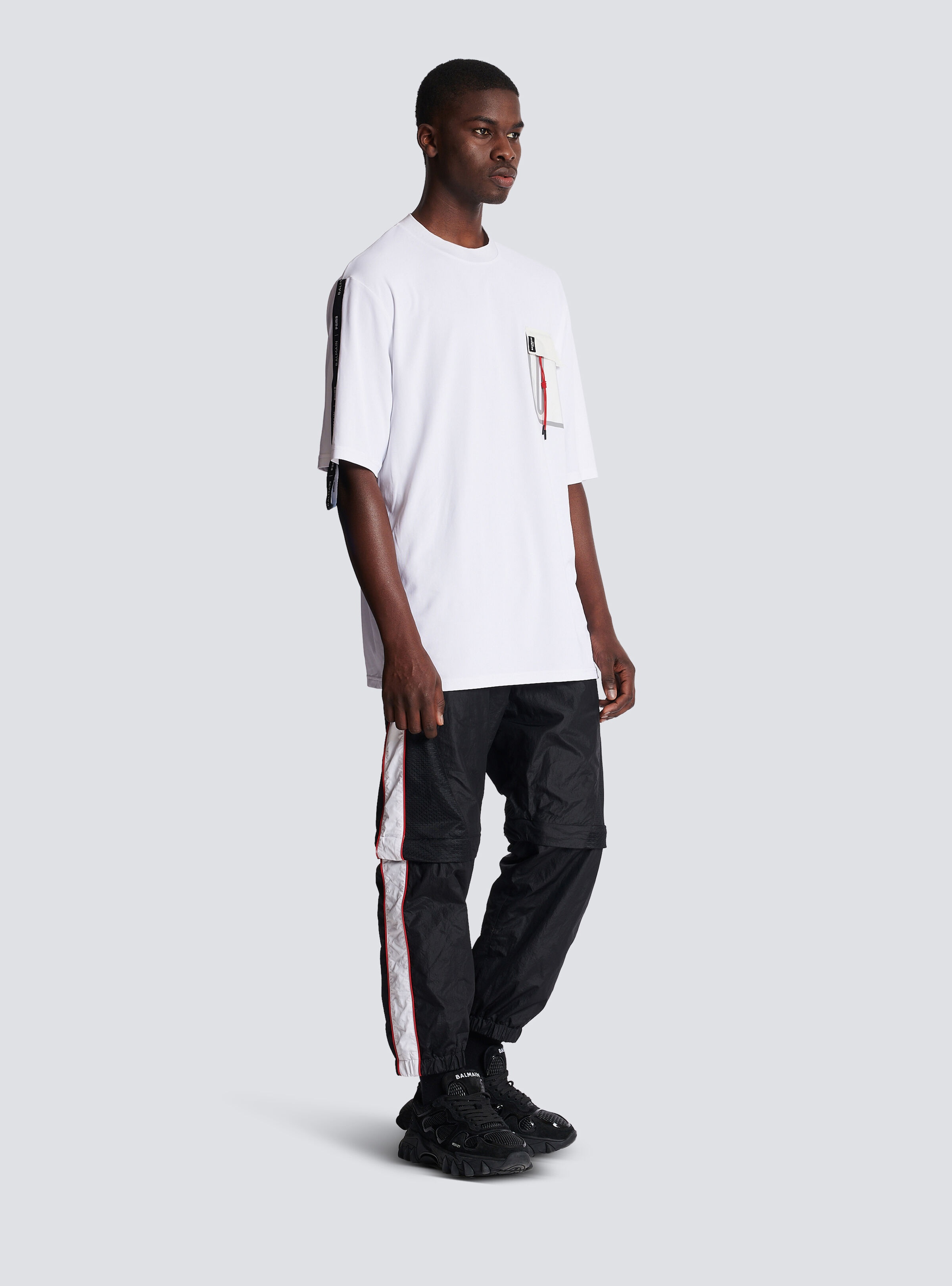 Balmain x Puma - Oversized T-shirt with pocket - 3