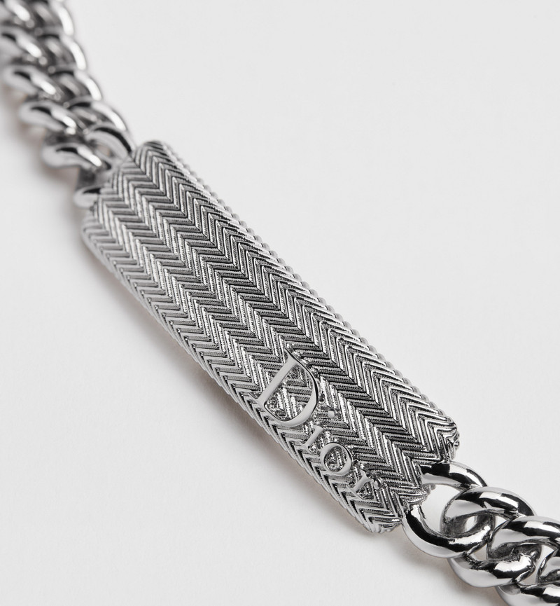 Dior Guilloché Chain Link Bracelet 3
