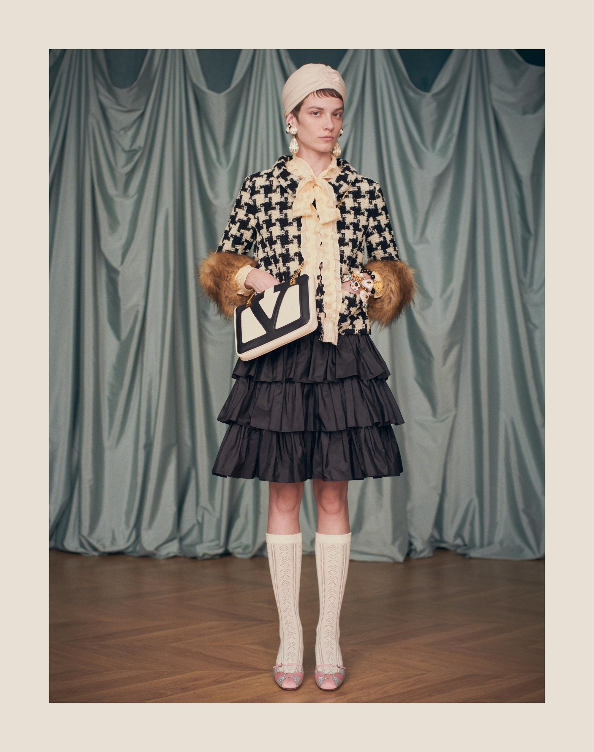 RUFFLED TAFFETA SKIRT - 9