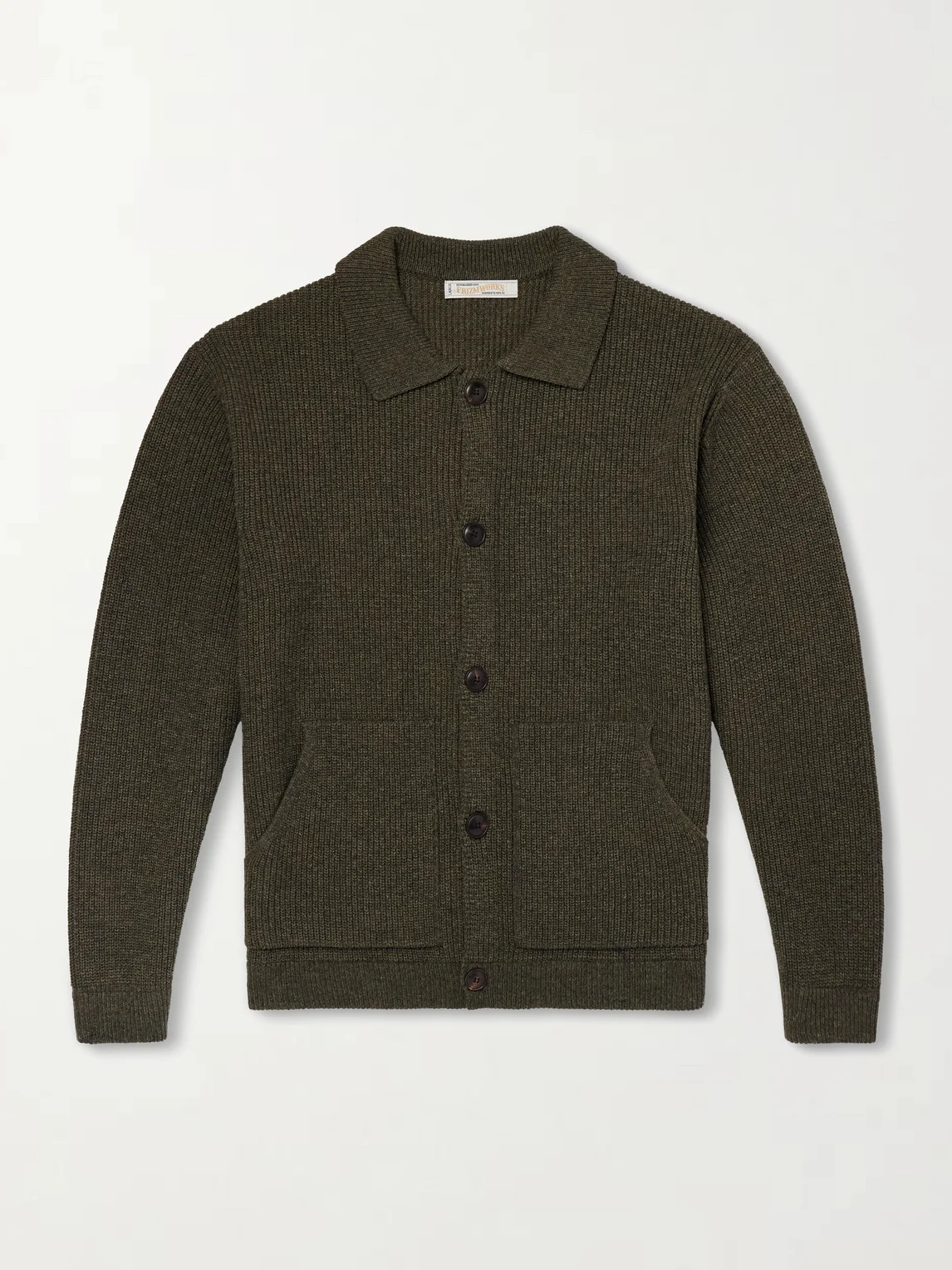 Wool-Blend Cardigan - 1