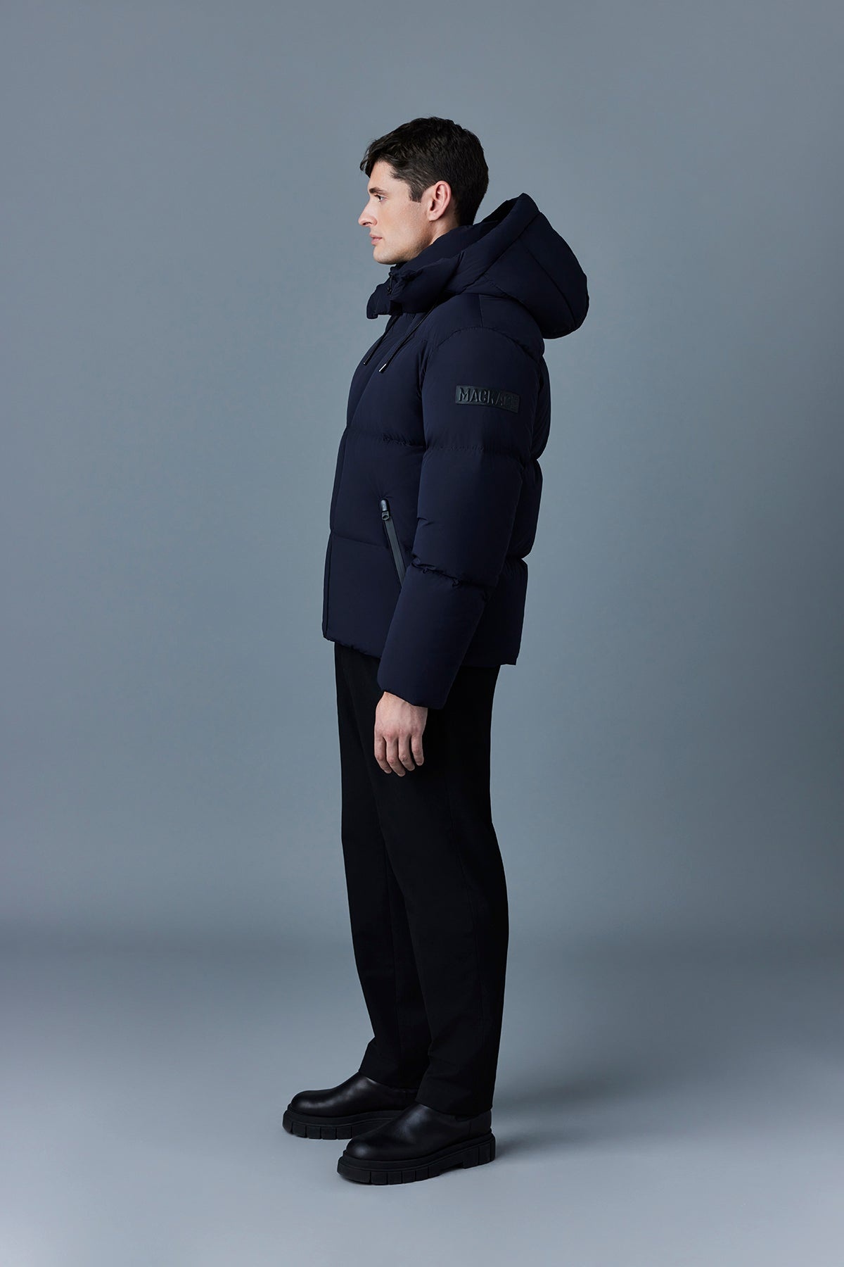 KENT Stretch matt down jacket with hood - 3
