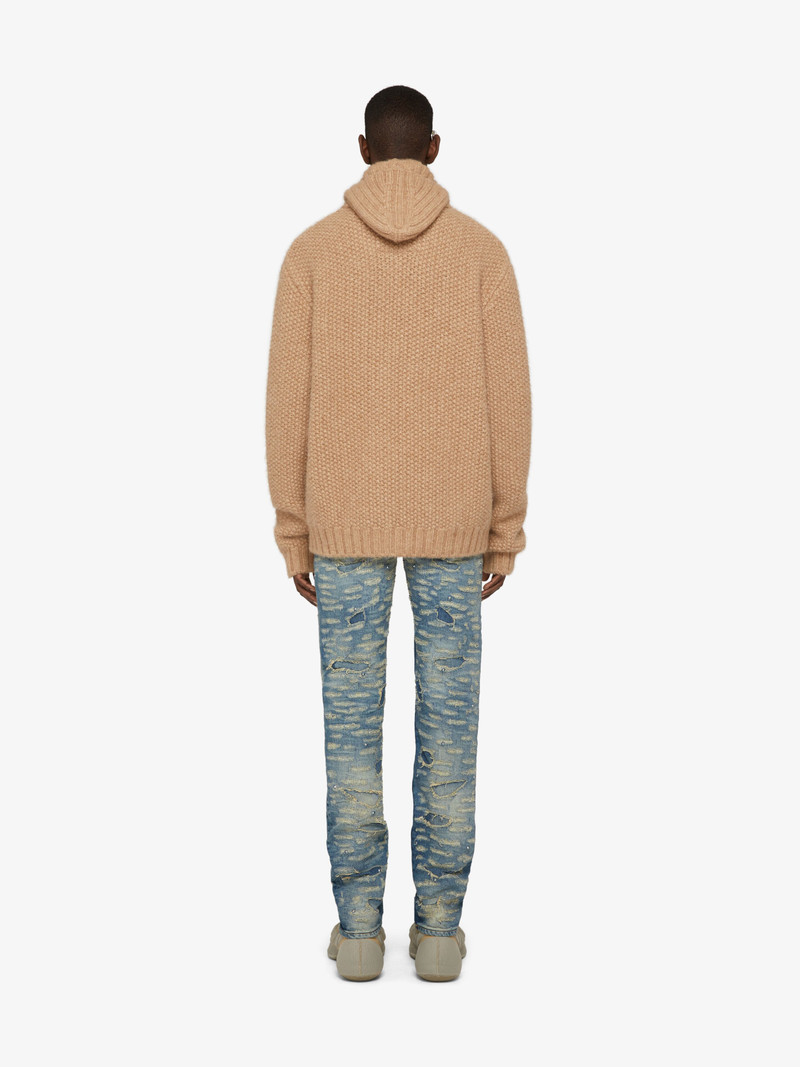 SWEATER IN BLENDED WOOL WITH BALACLAVA 4