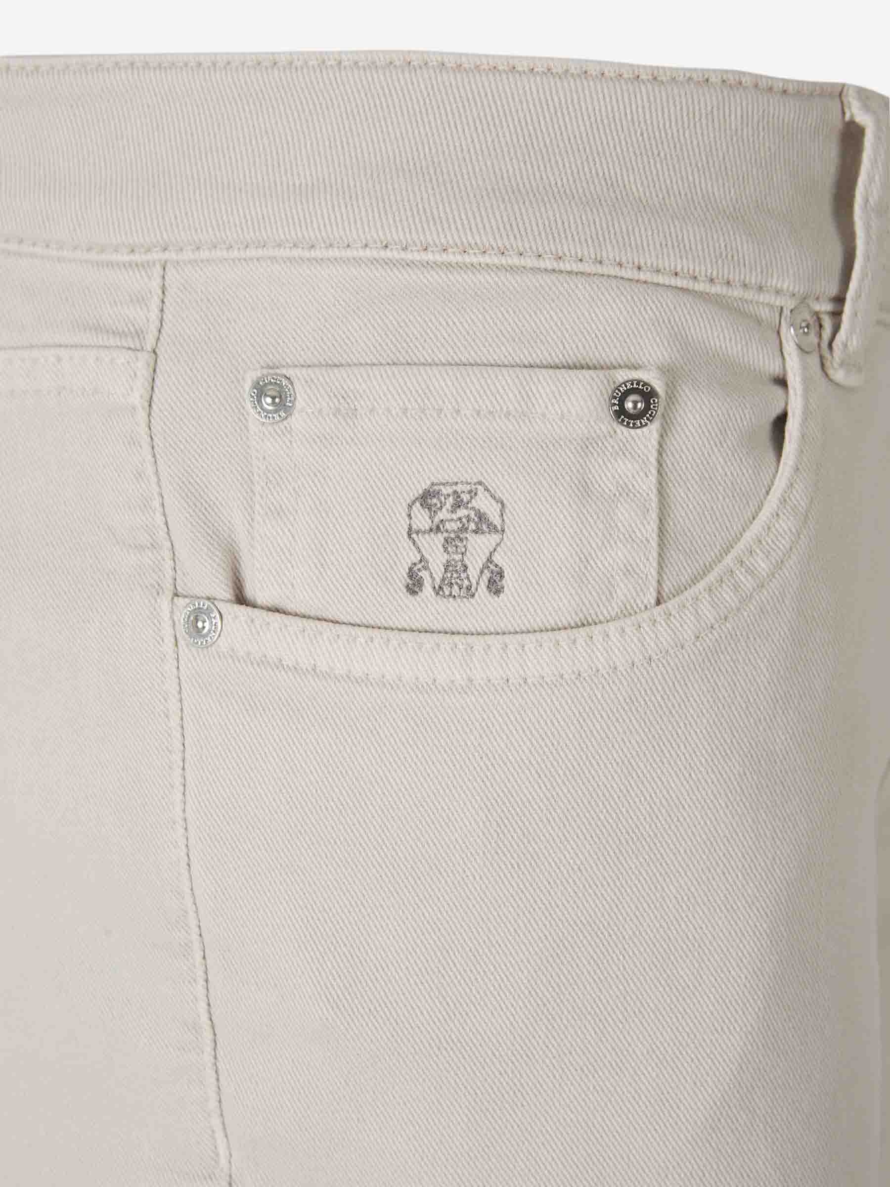 STRAIGHT COTTON JEANS - 3