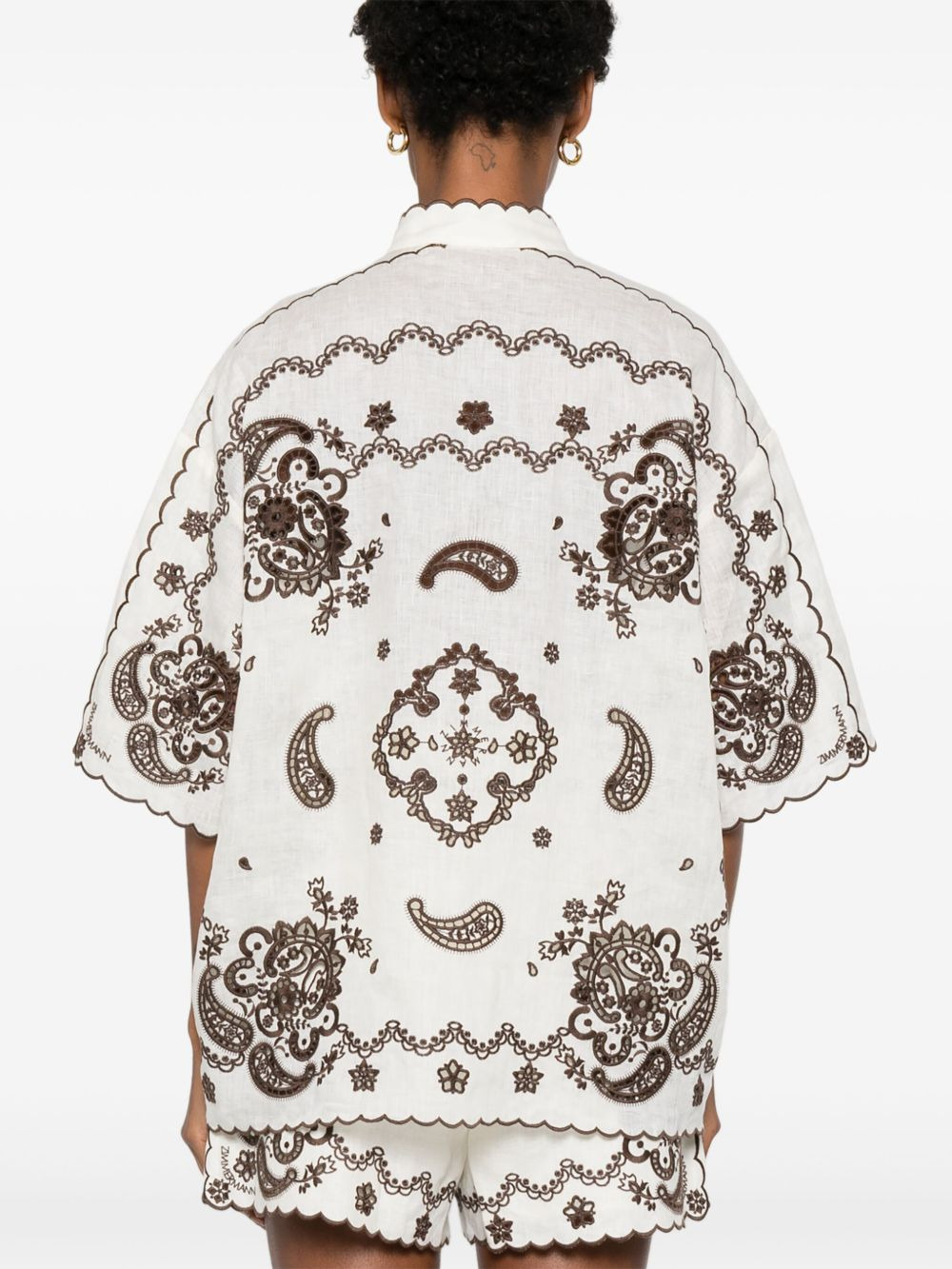 Zimmermann Shirts Ivory - 5