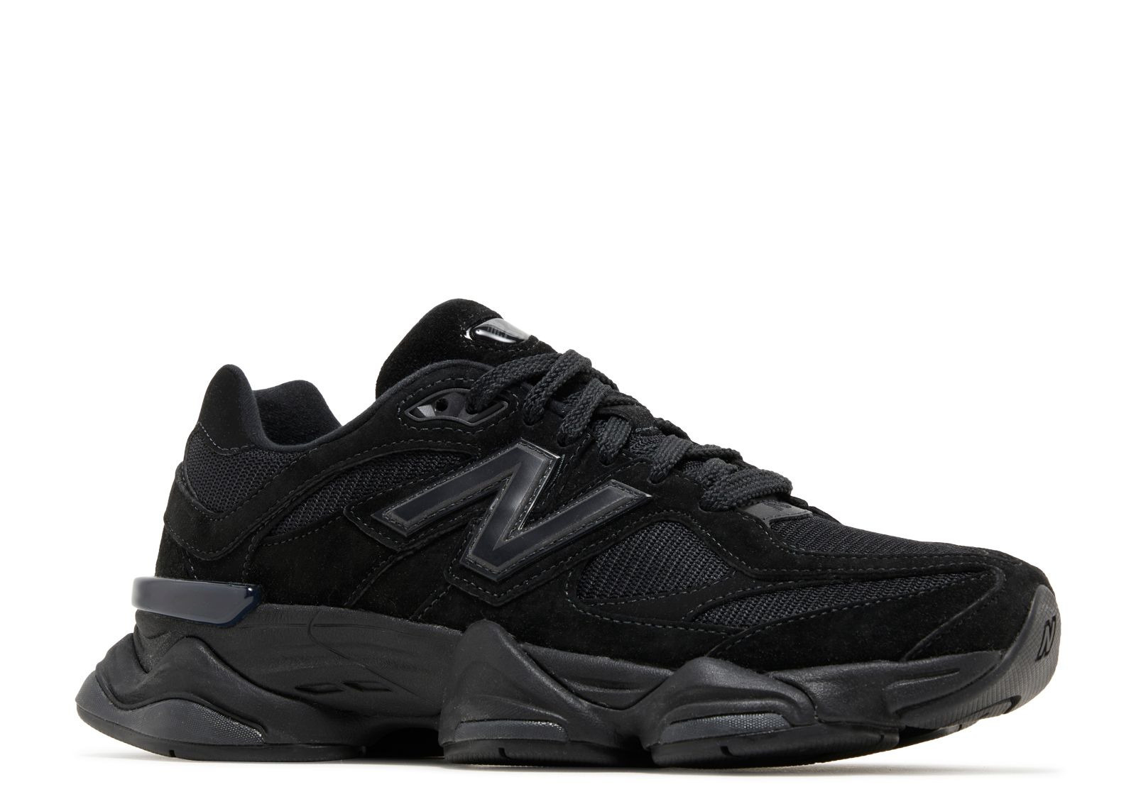 NEW BALANCE 9060 'TRIPLE BLACK SUEDE' - 2