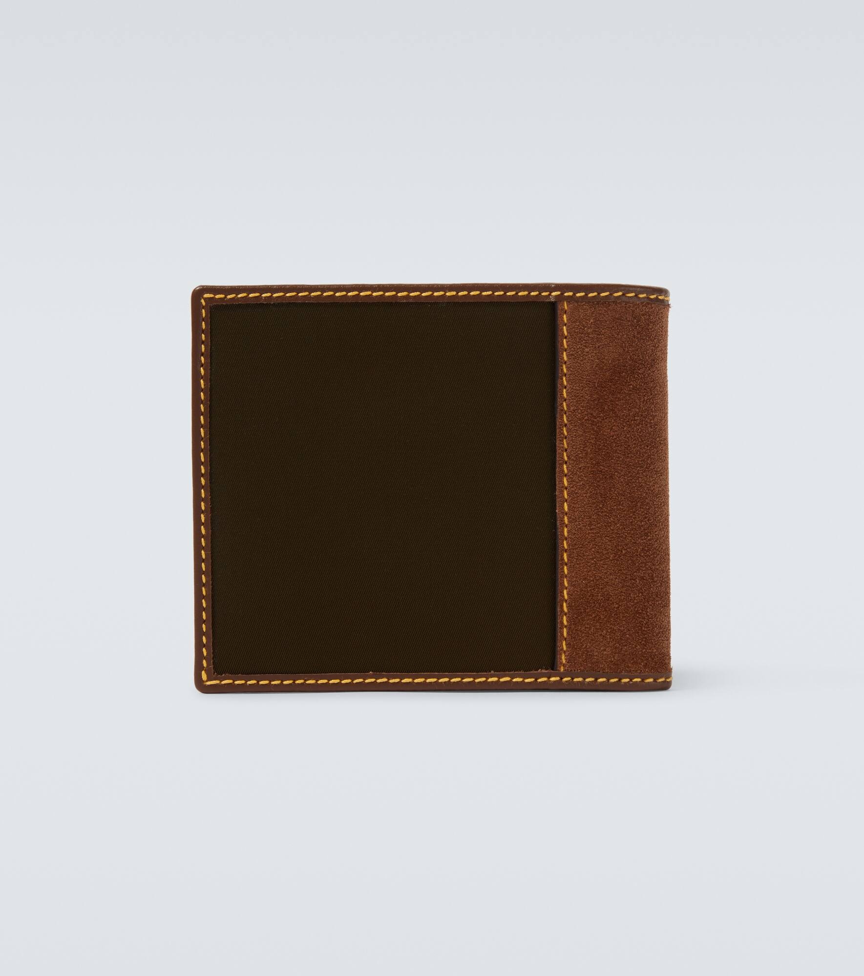 Re-Nylon leather-trimmed wallet - 3
