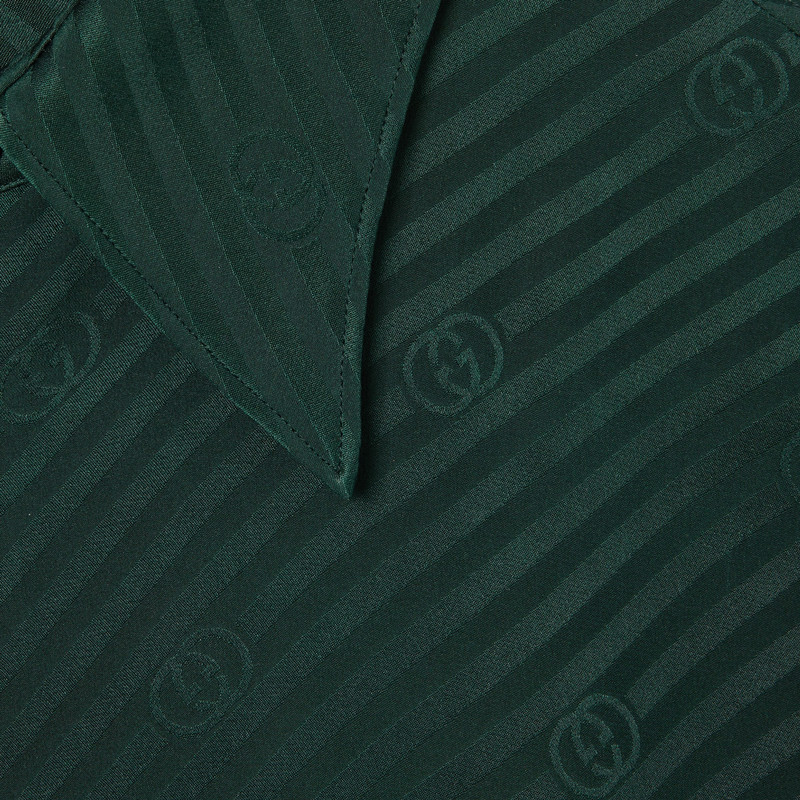 Interlocking GG silk jacquard shirt 6