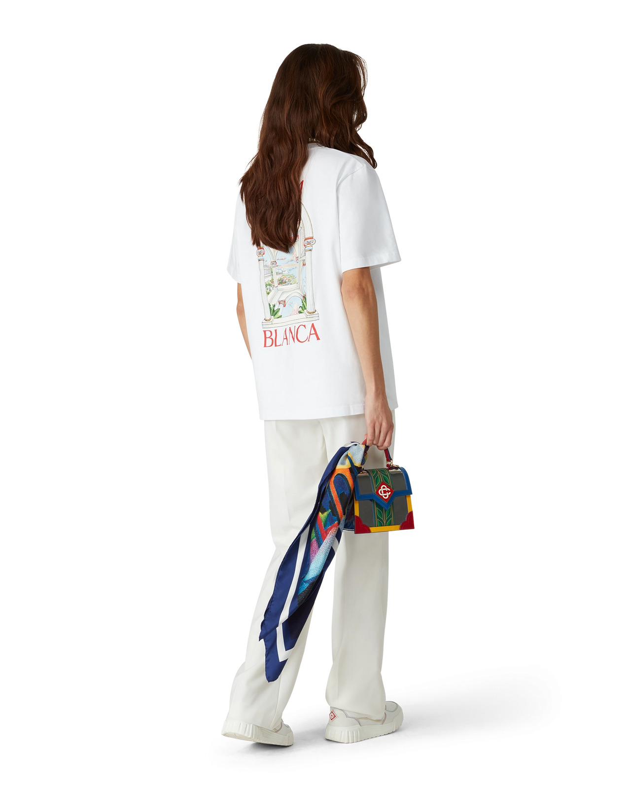 Chrome Laurel Mini Jeanne Bag | Casablanca Paris - 3