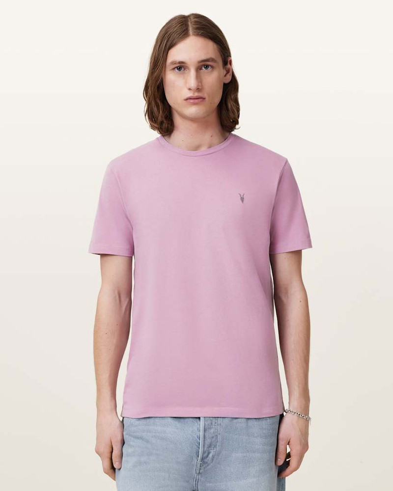 BRACE BRUSHED COTTON SLIM FIT T-SHIRT - 1