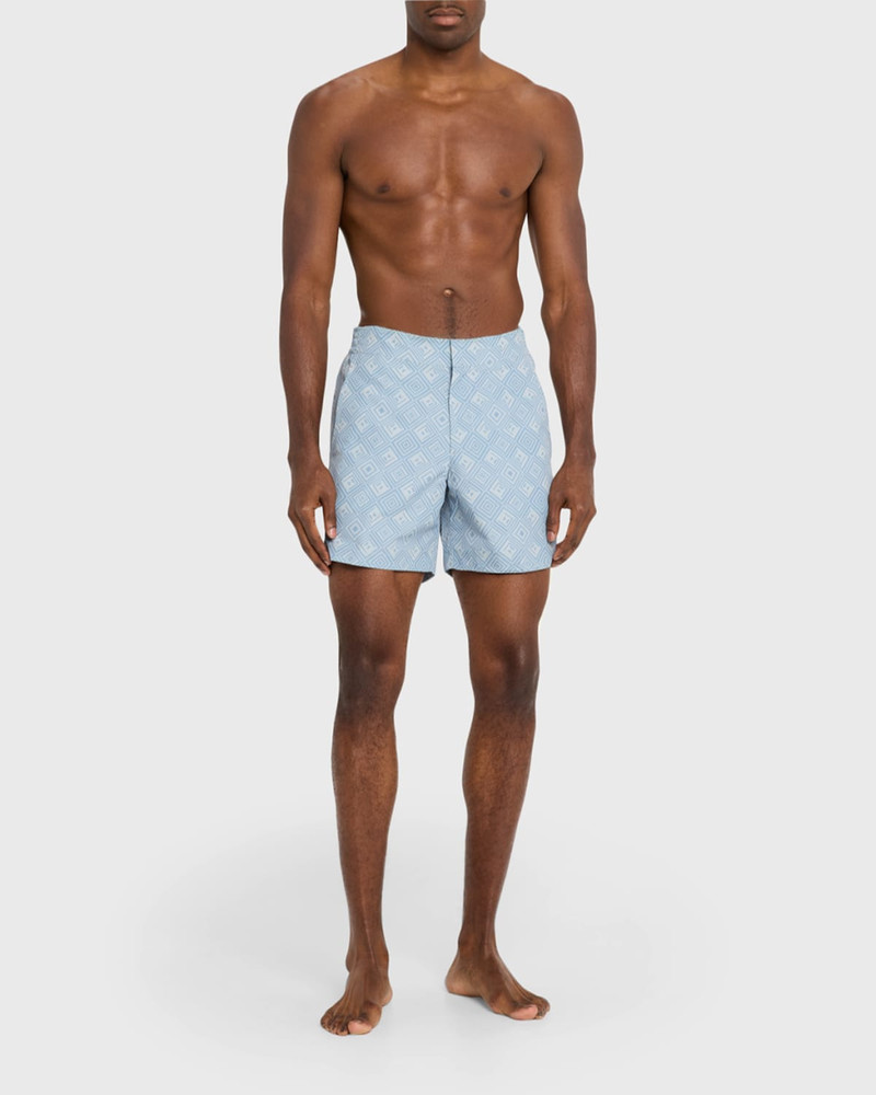 FRESCOBOL CARIOCA Men & apos;s Porto Classic Angra Maderia Swim Trunks outlook