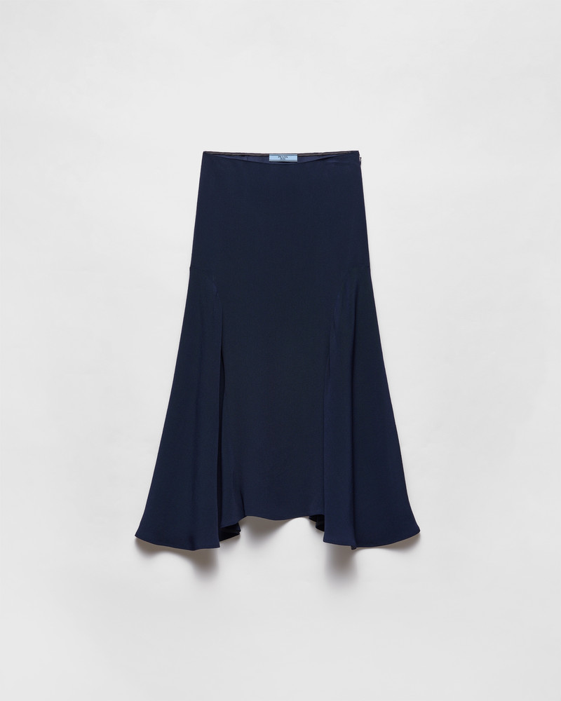 Cady crepe midi-skirt 1