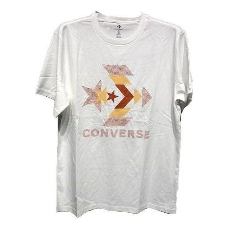 Converse Star Chevron Zoomed In Graphic T-Shirt 'White' 10022024-A02 - 1