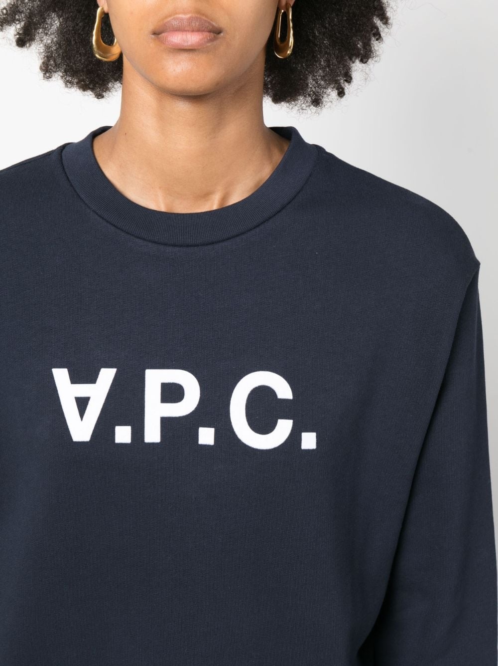 VPC logo-print cotton sweatshirt - 5