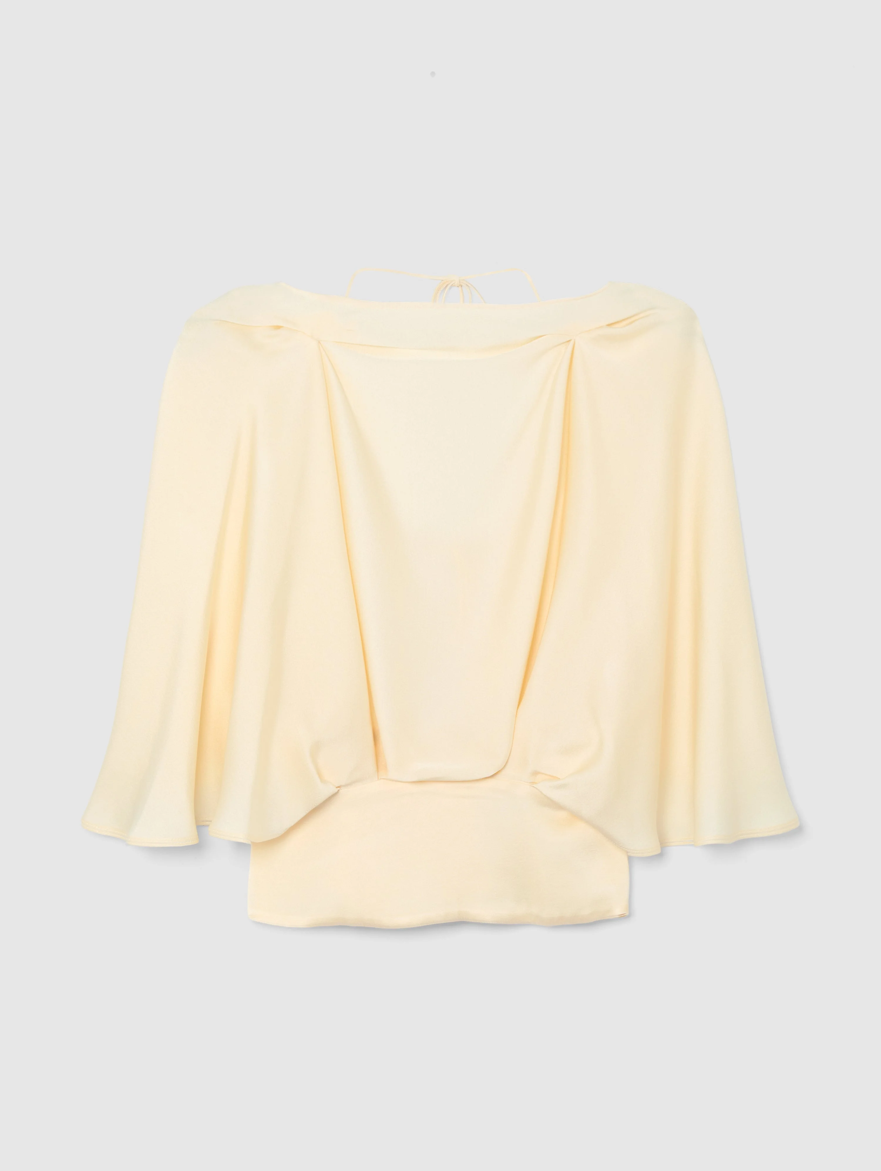 FAYE DRAPED TOP WITH OPEN BACK - 1