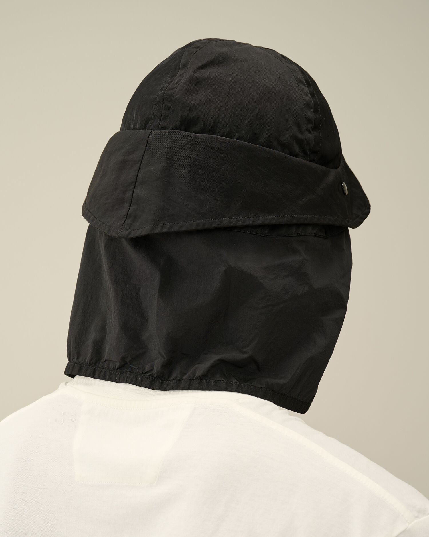 Nylon B Neck Flap Bucket Hat - 3