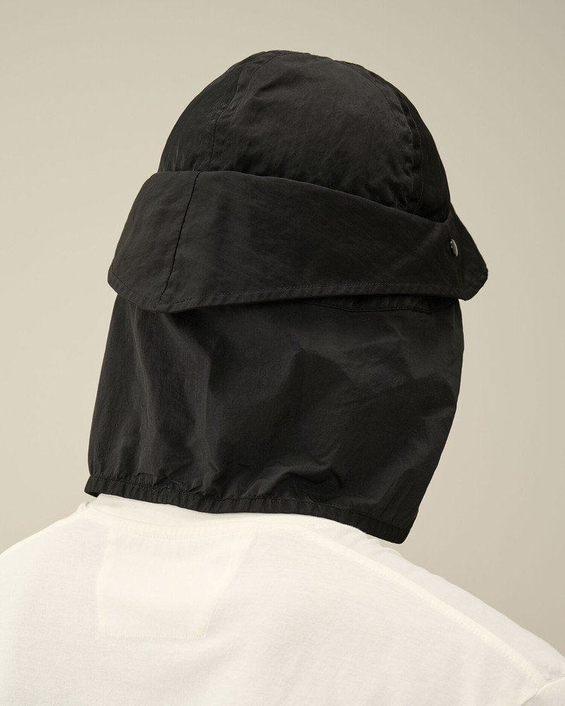 Nylon B Neck Flap Bucket Hat 3