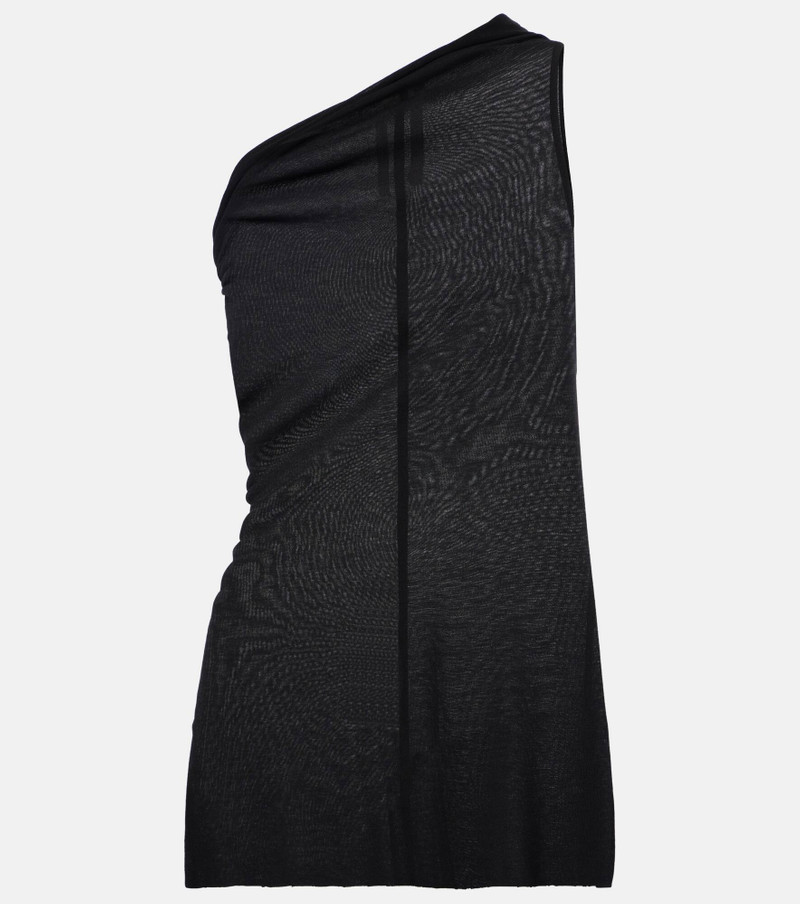 Athena draped one-shoulder top - 1