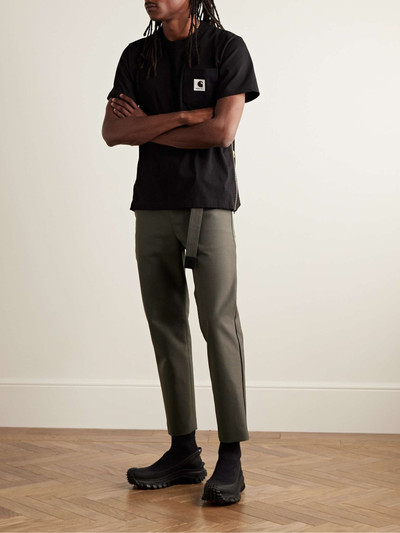 sacai + Carhartt WIP Straight-Leg Belted Woven Trousers outlook