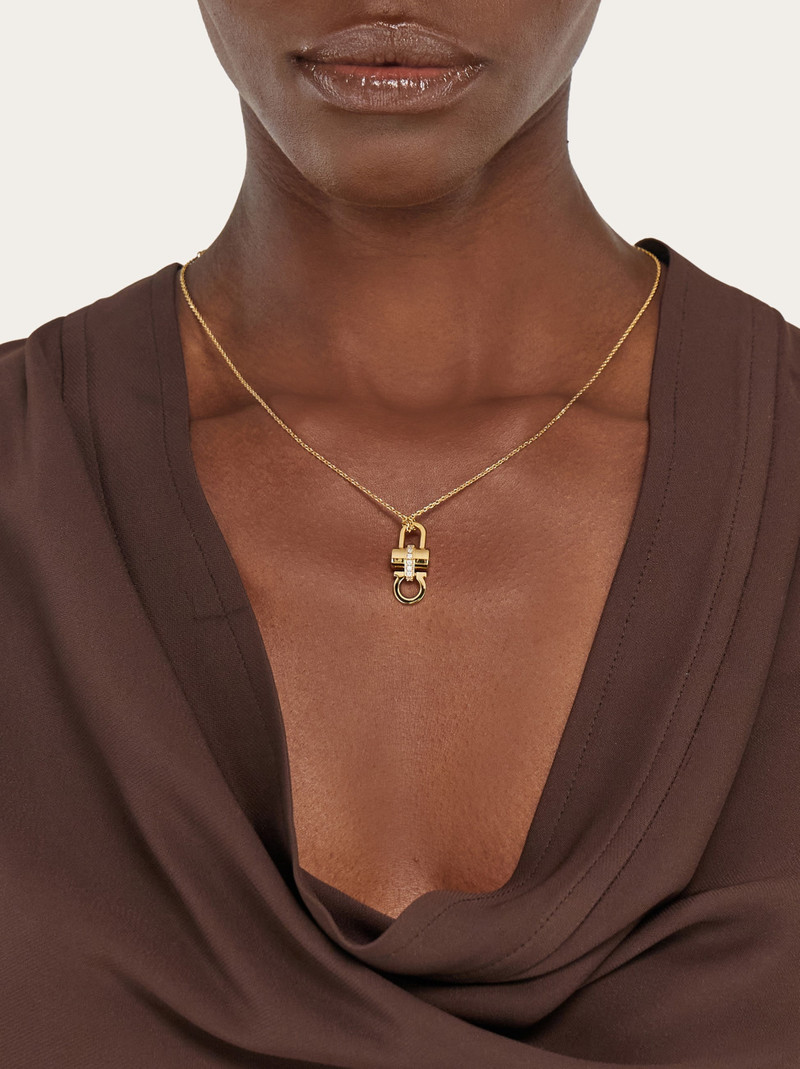 Padlock pendant necklace 3