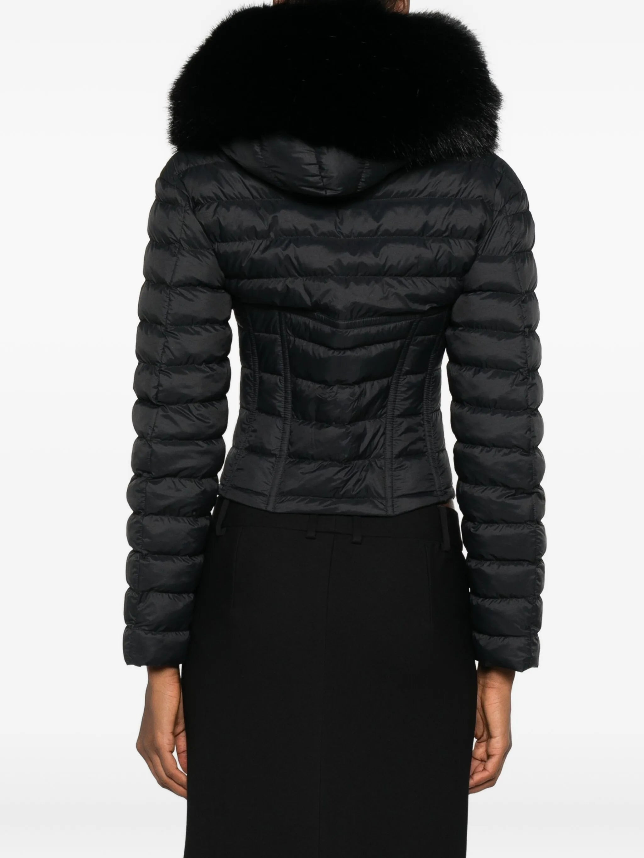 Balenciaga Quilted Fur-trimmed Jacket - 5