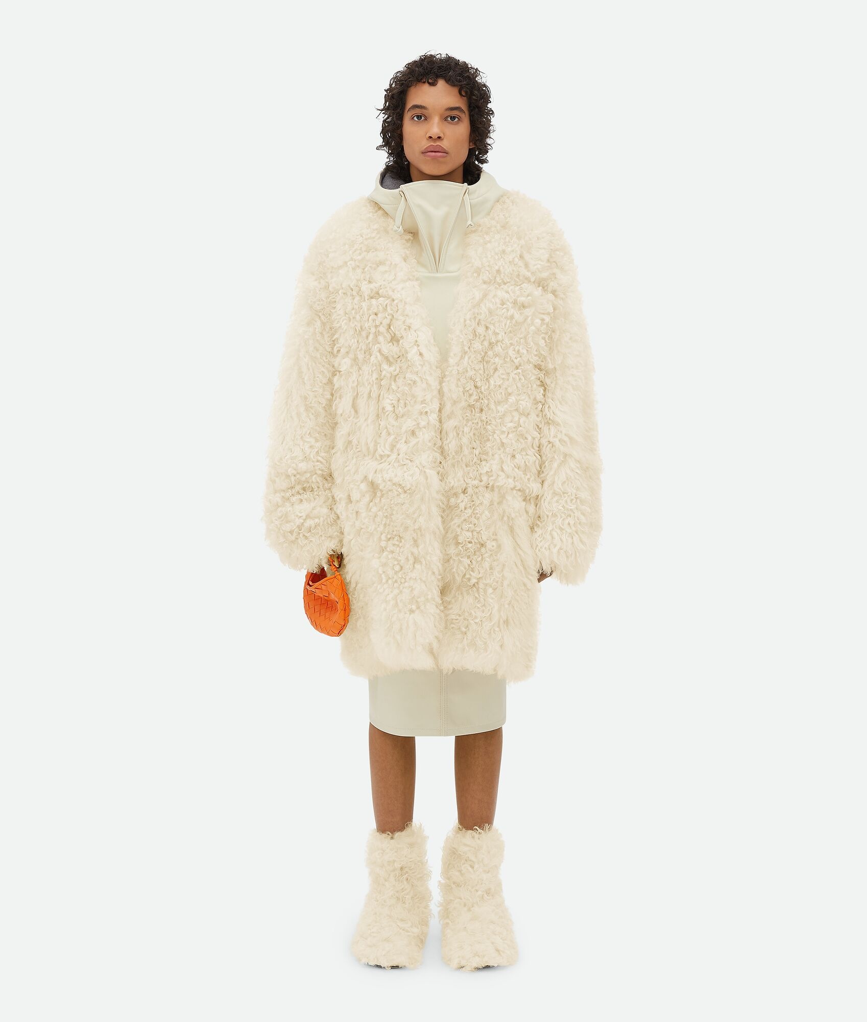 Curly Shearling Coat - 4