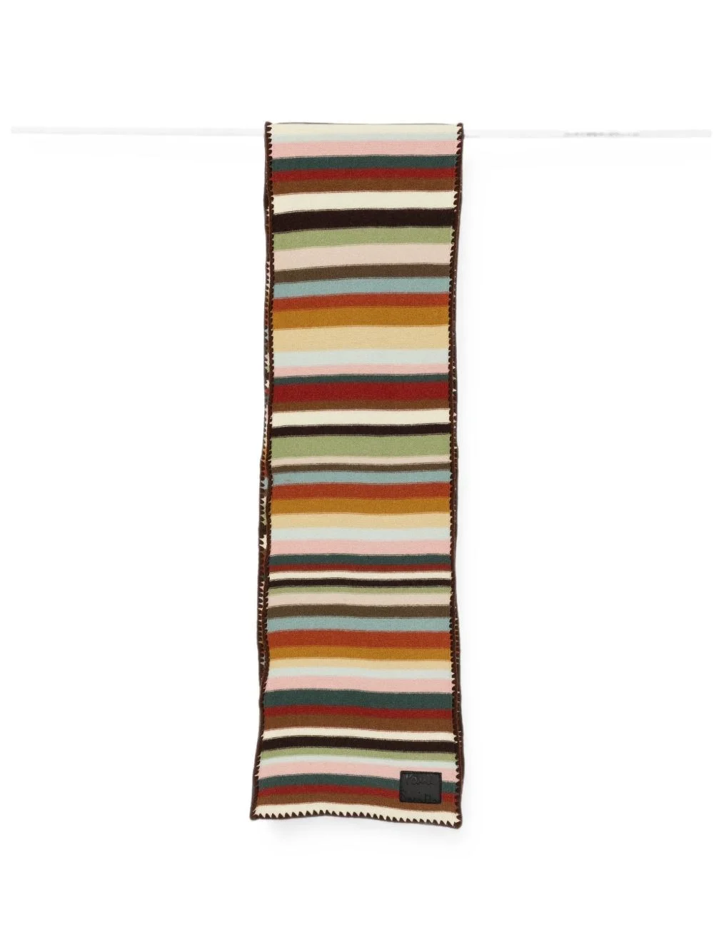 Wool striped scarf - 1