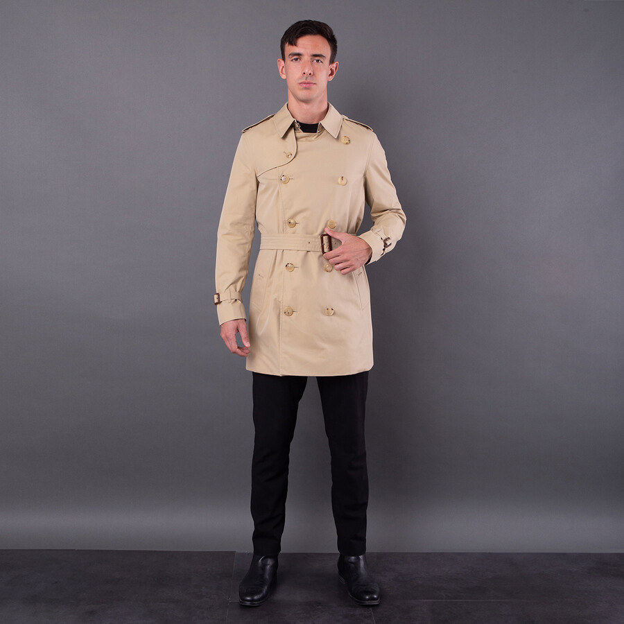 Burberry Wimbledon Short Gabardine Trench Coat - 6