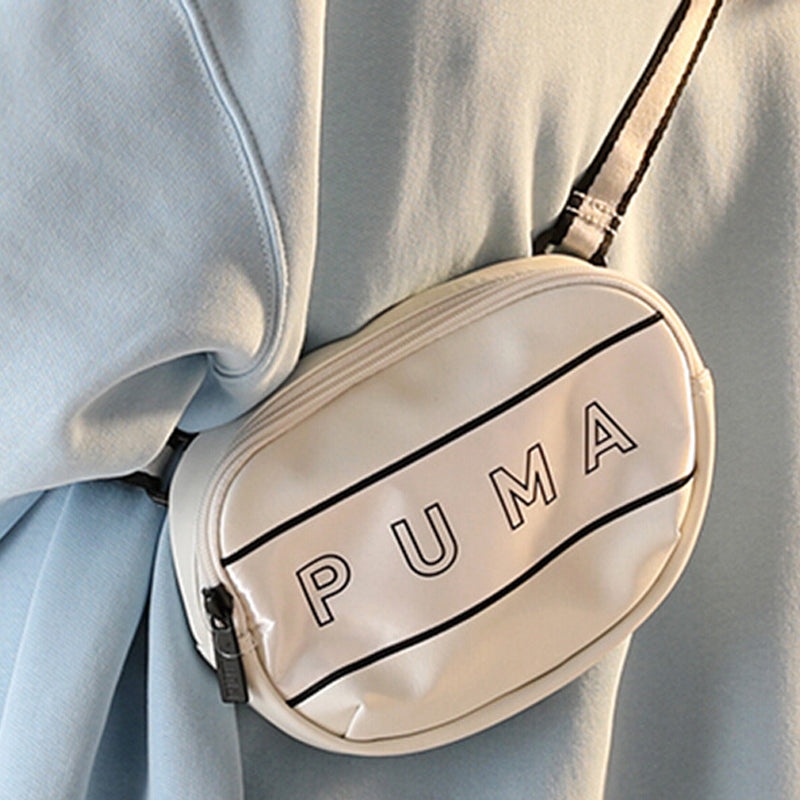 (WMNS) PUMA Core Style Cat X-body Bag 'White Black' 077391-02 - 7
