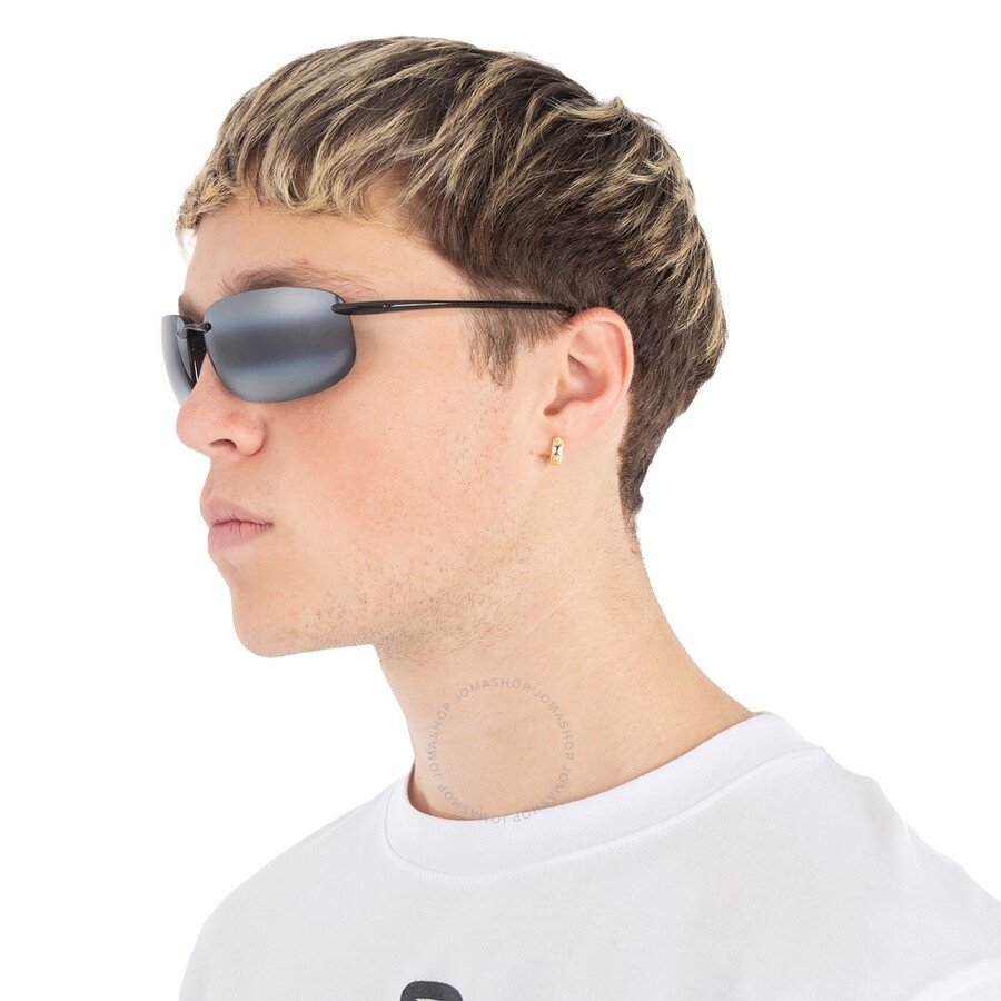 Maui Jim Ho'okipa XLarge Nuetral Grey Rectangular Men's Sunglasses 456-02 67 - 2