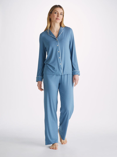 Derek Rose Women's Pyjamas Lara Micro Modal Stretch Denim outlook