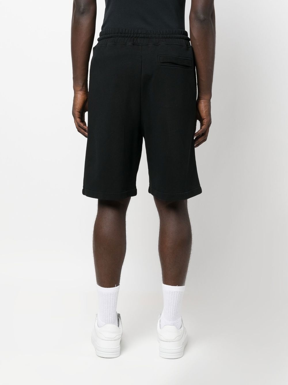 LOGO-PRINT DETAIL BERMUDA SHORTS - 3