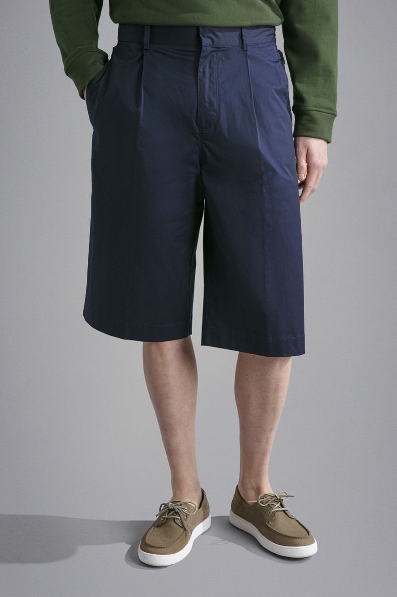 COTTON STRETCH BERMUDA SHORTS 6