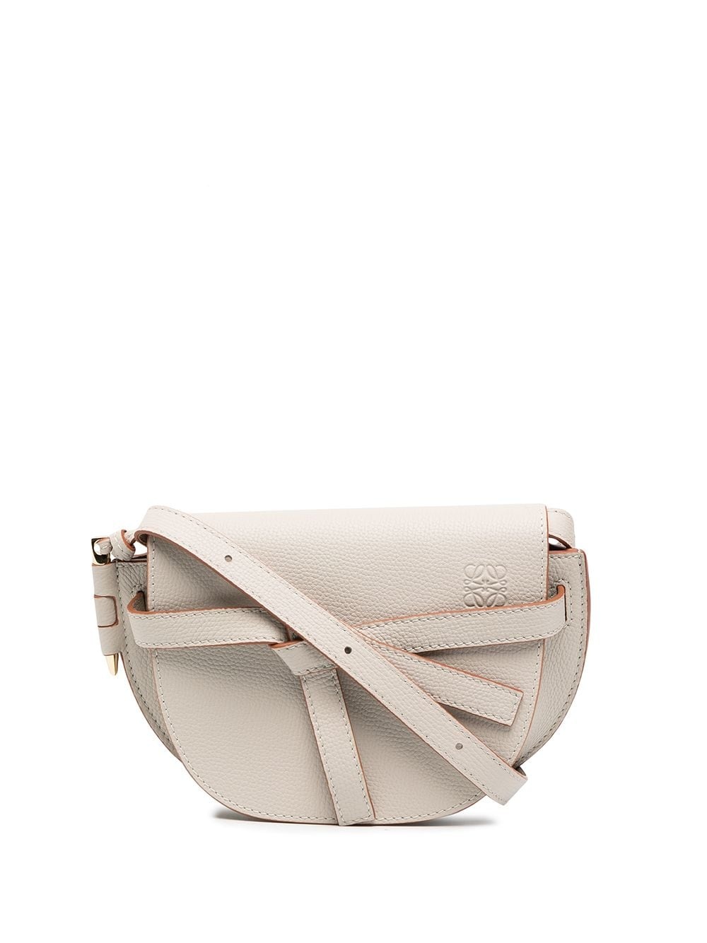 knot-detail crossbody bag - 1