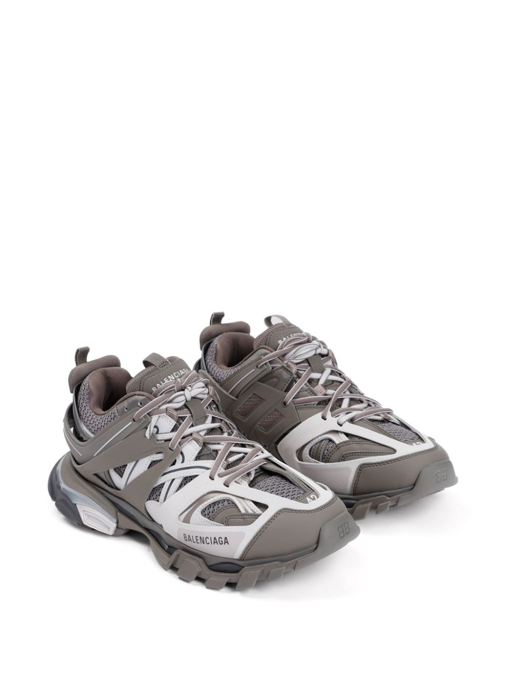 Track faded-effect sneakers - 2