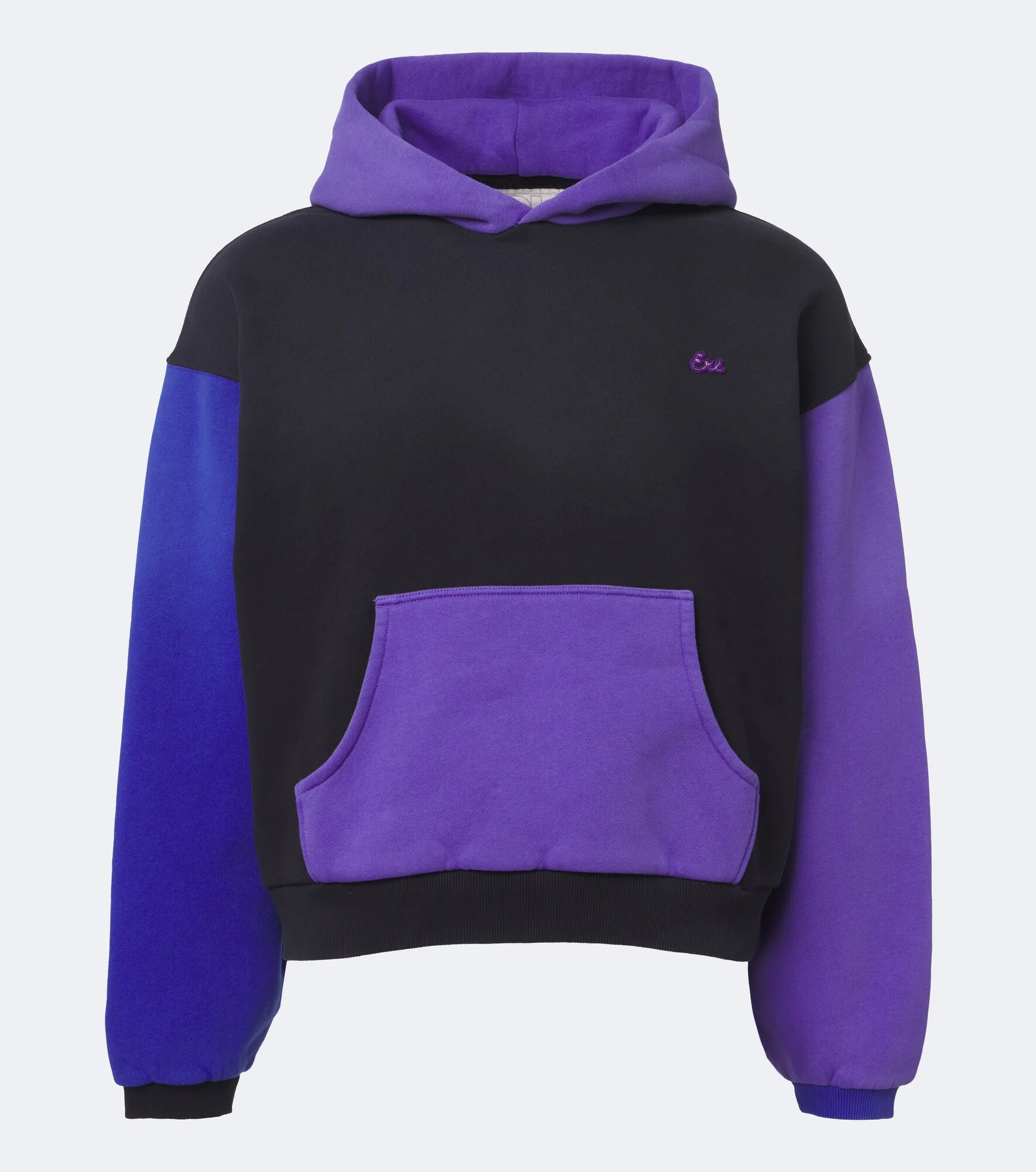Cotton jersey hoodie - 1