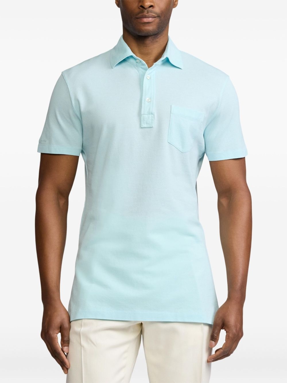 cotton polo shirt - 3