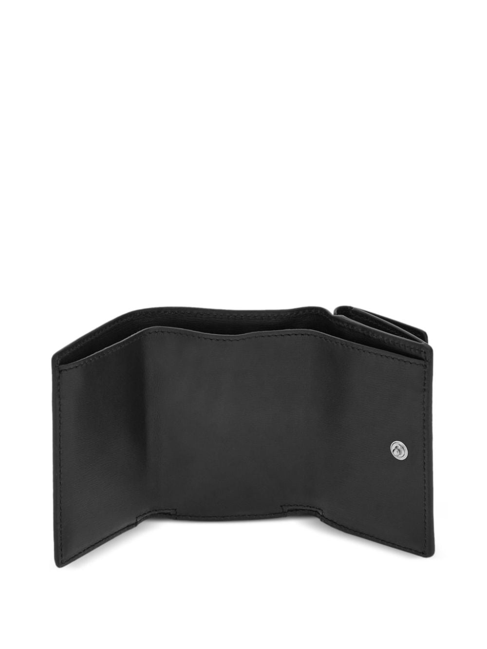 logo-print leather wallet - 4