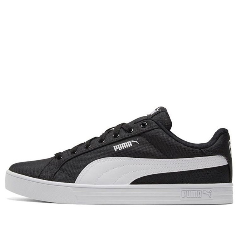 PUMA Smash Vulc 레트로 캐주얼 스케이트 보드 신발 Unisex 블랙 385554-02 - 1