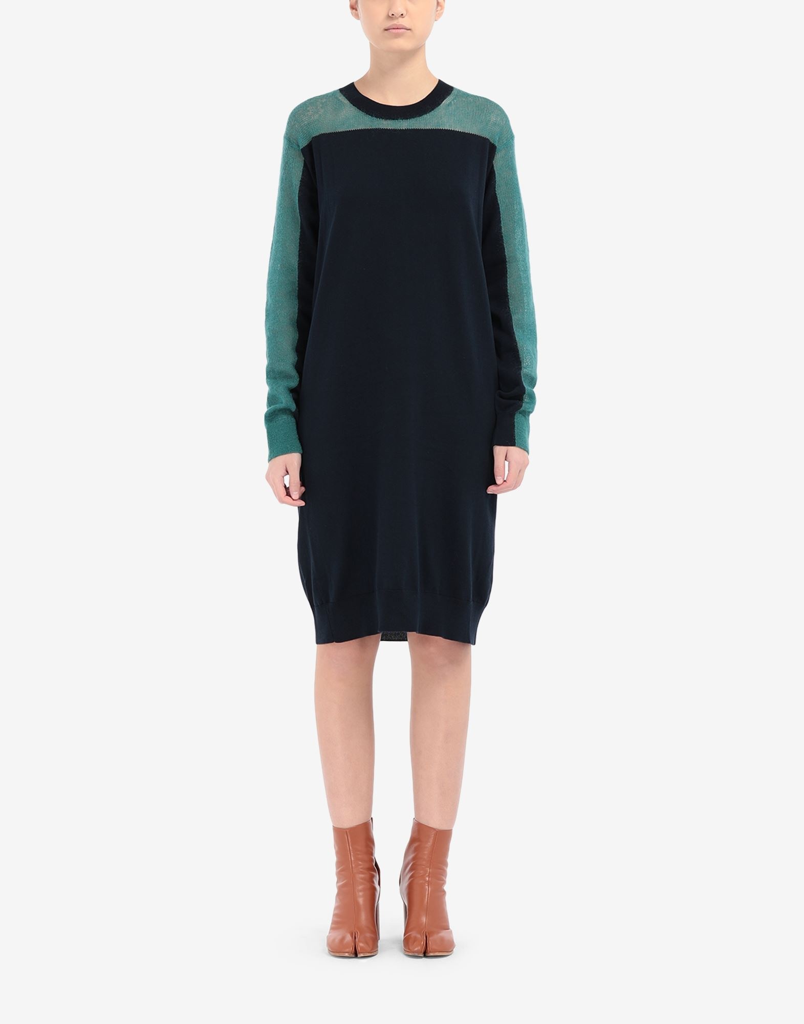 Spliced knit dress - 2