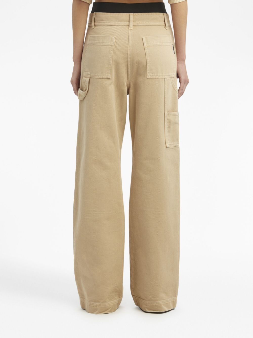 mid-rise straight-leg trousers - 5