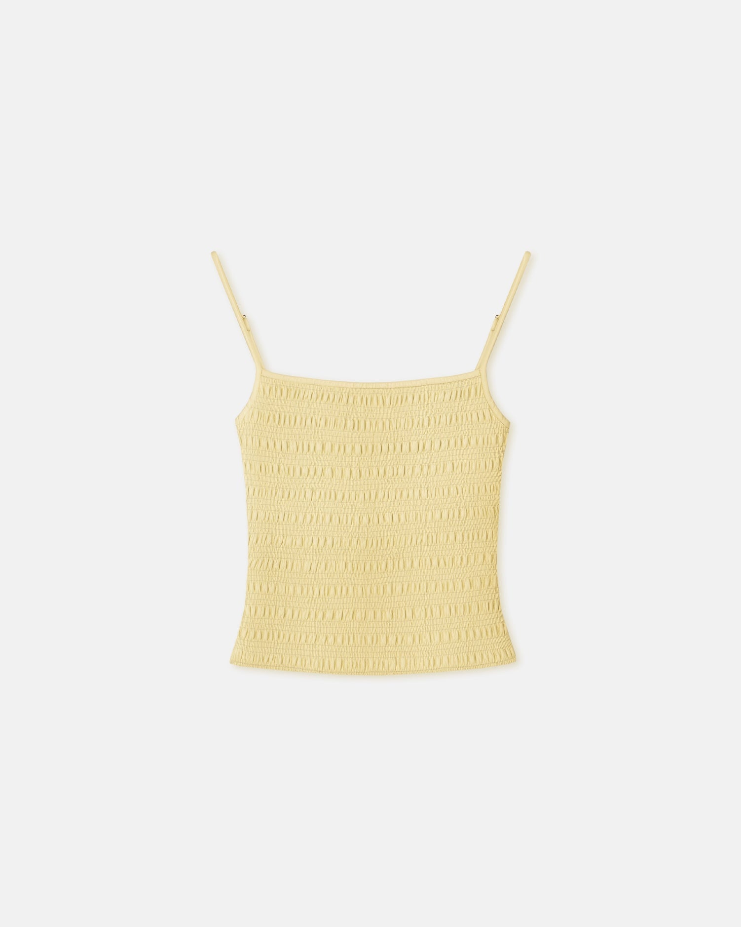 Smocked Okobor™ Alt-Leather Top - 1