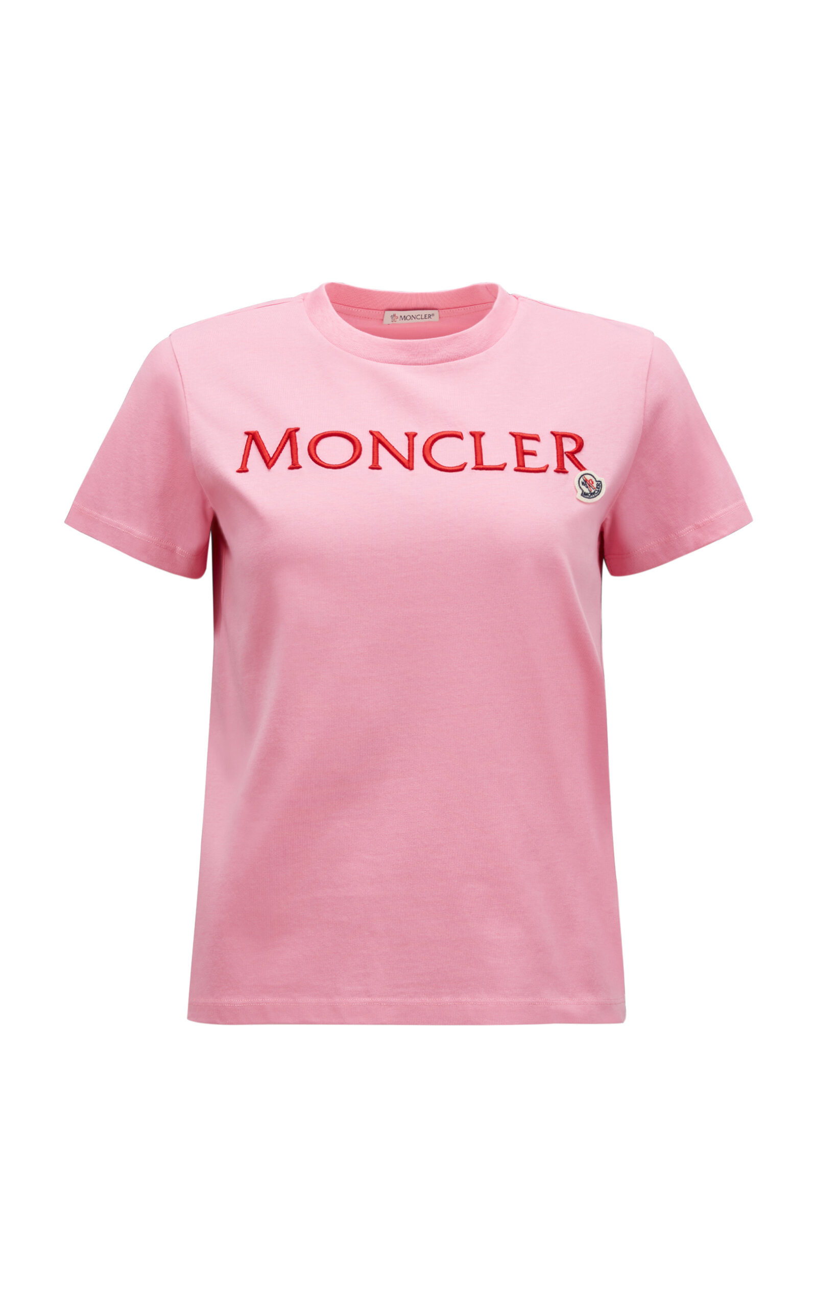 Logo Cotton T-Shirt pink - 1