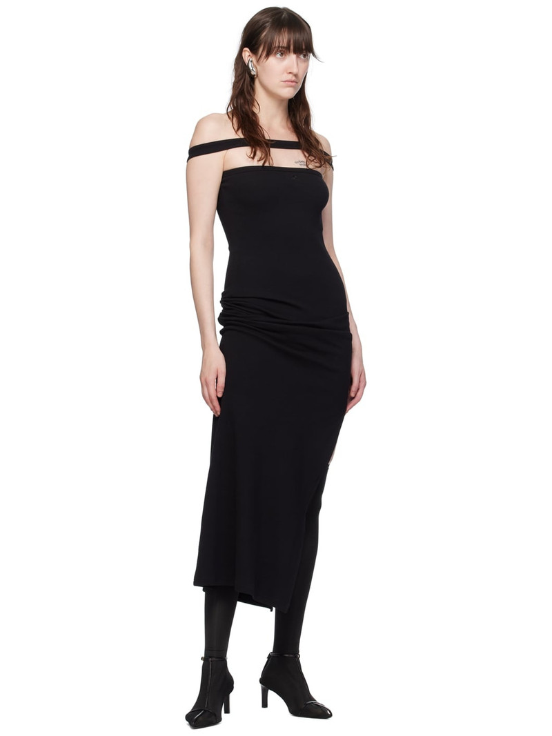 courrèges Black Hyperbole Maxi Dress outlook
